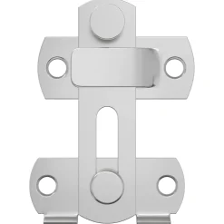 vidaXL Deurslot 2 st Zilver 70 x 8 mm Staal