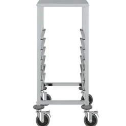 vidaXL Dienbladenwagen met 6 GN-bakken 39x55x87 cm roestvrij staal