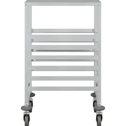 vidaXL Dienbladenwagen met 6 GN-bakken 39x55x87 cm roestvrij staal