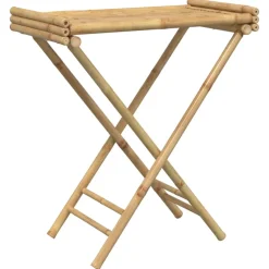 vidaXL Dienbladtafel inklapbaar 70,5x42,5x80 cm bamboe