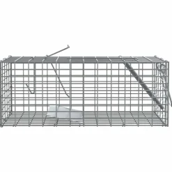 vidaXL Dierenvallen Antraciet 31 x 13 x 12cm Staal