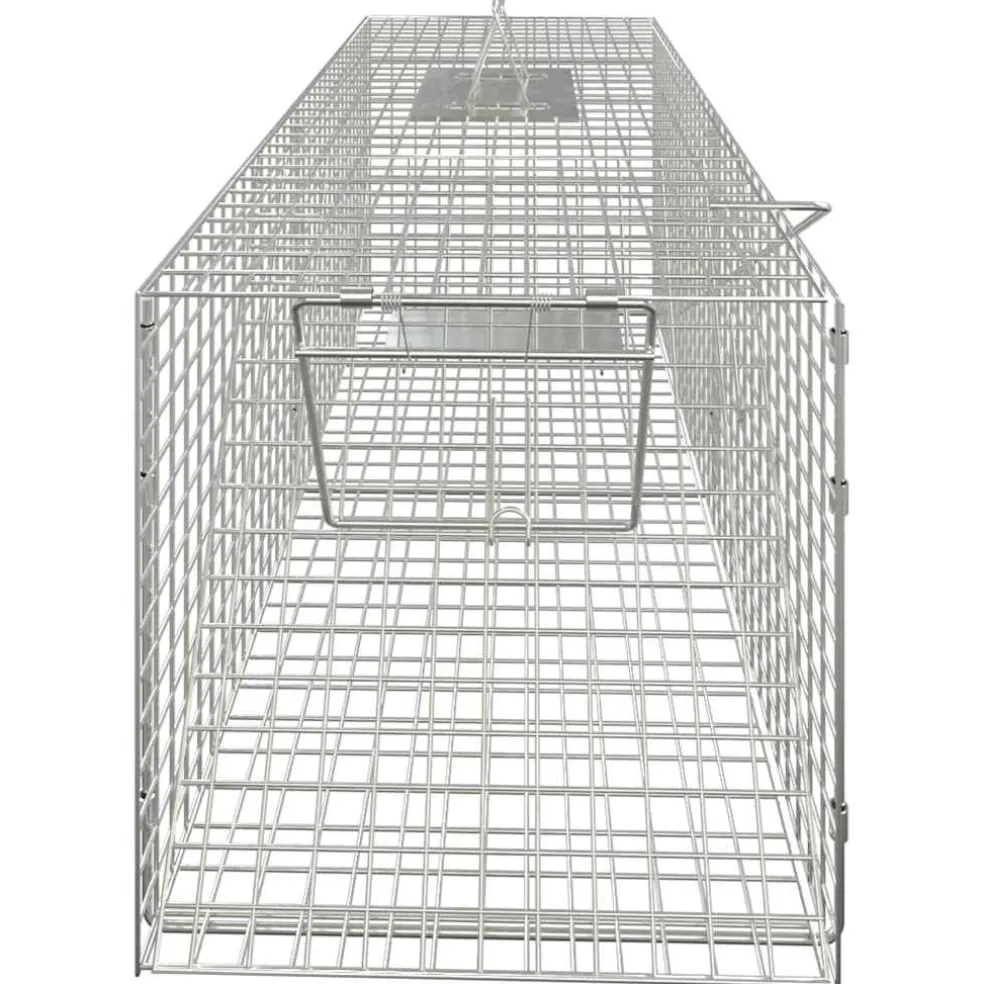 vidaXL Dierenval 64,5x25x26,5 cm gegalvaniseerd ijzer