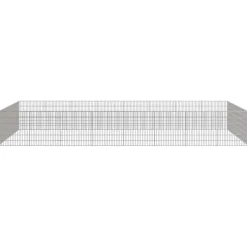 vidaXL Dierenverblijf 24 panelen 54x60 cm gegalvaniseerd ijzer
