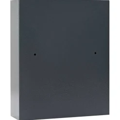vidaXL Digitale kluis met slot Donkergrijs 30 x 10 x 36,5 cm Staal