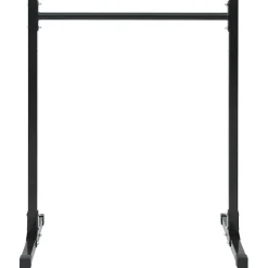 vidaXL Dip station 2 st Zwart 55 x 90 x 104.5 cm Gepoedercoat staal