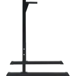 vidaXL Dip station Zwart 103,5 x 66,5 x 121,5 cm Gepoedercoat staal