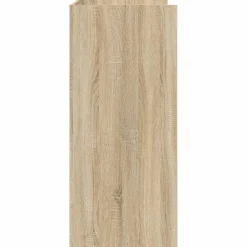 vidaXL DJ Tafel Sonoma Eiken 102 x 45 x 102 cm Bewerkt hout