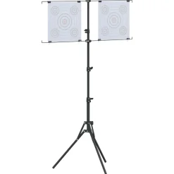 vidaXL Doelstandaard Zwart en Wit 82,5 x 51 x 150 cm Metaal
