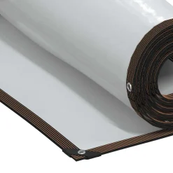 vidaXL Doorzichtig zeildoek met zeilringen 1x2 m polyethyleen