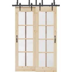 vidaXL Doos met onderdelen voor schuifdeur 152,5 cm staal zwart