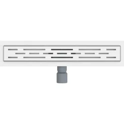 vidaXL Doucheafvoer met Lijndesign Zilver 50 cm Roestvrij staal 304