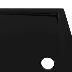 vidaXL Douchebak rechthoekig 70x90 cm ABS zwart