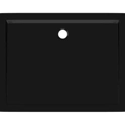 vidaXL Douchebak rechthoekig 70x90 cm ABS zwart