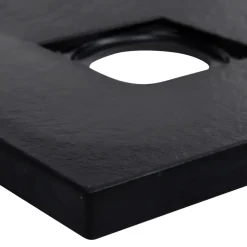 vidaXL Douchebak 90x90 cm SMC zwart