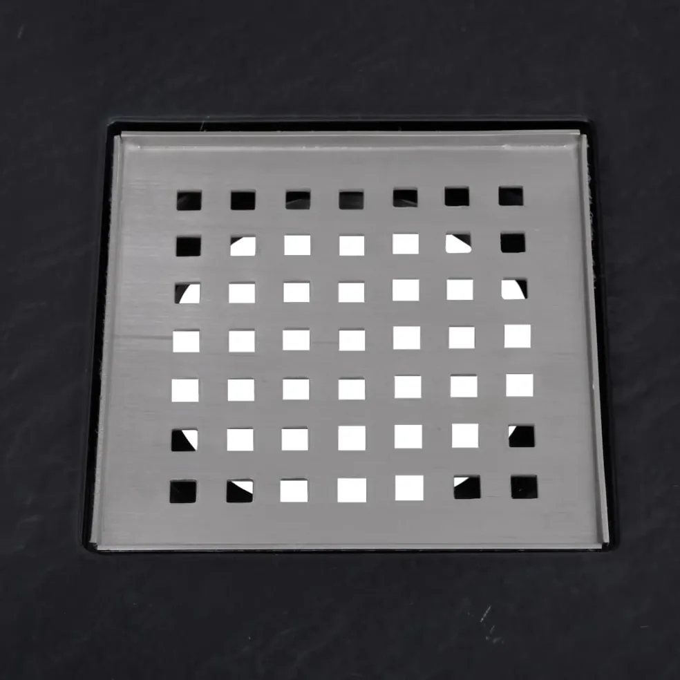 vidaXL Douchebak 90x90 cm SMC zwart