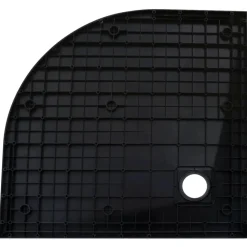 vidaXL Douchebak 90x90 cm SMC zwart