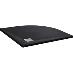vidaXL Douchebak 90x90 cm SMC zwart