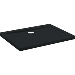 vidaXL Douche Basis Tray met Dots 90 x 70 x 4 cm ABS Zwart