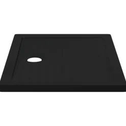 vidaXL Douche Basis Tray met Dots 90 x 70 x 4 cm ABS Zwart