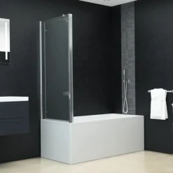 vidaXL Douche klapwand 120x68x130 cm ESG