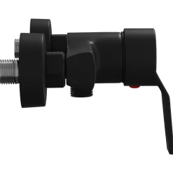 vidaXL Douchemengkraan Zwart G 1 / 2 inch Koper