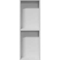 vidaXL Douche Niche Wit 60 x 20 x 9,5 cm Roestvrij staal