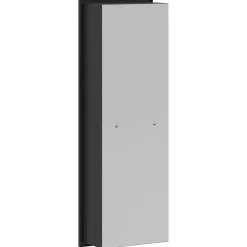 vidaXL Douche Niche Zwart 60 x 20 x 9,5 cm Roestvrij staal