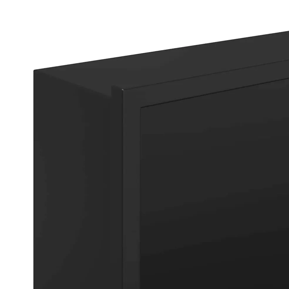 vidaXL Douche Niche Zwart 60 x 20 x 9,5 cm Roestvrij staal