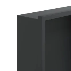 vidaXL Douchenis 32x32x9 cm roestvrijstaal matzwart