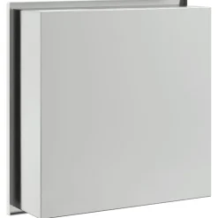 vidaXL Douchenis 32x32x9 cm roestvrijstaal geborsteld zilverkleurig