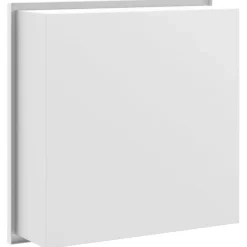 vidaXL Douchenis 32x32x9 cm roestvrijstaal matwit