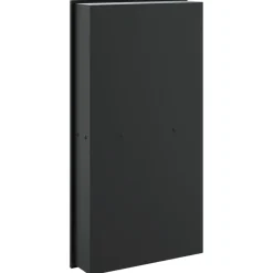vidaXL Douchenis 32x62x9 cm roestvrijstaal matzwart