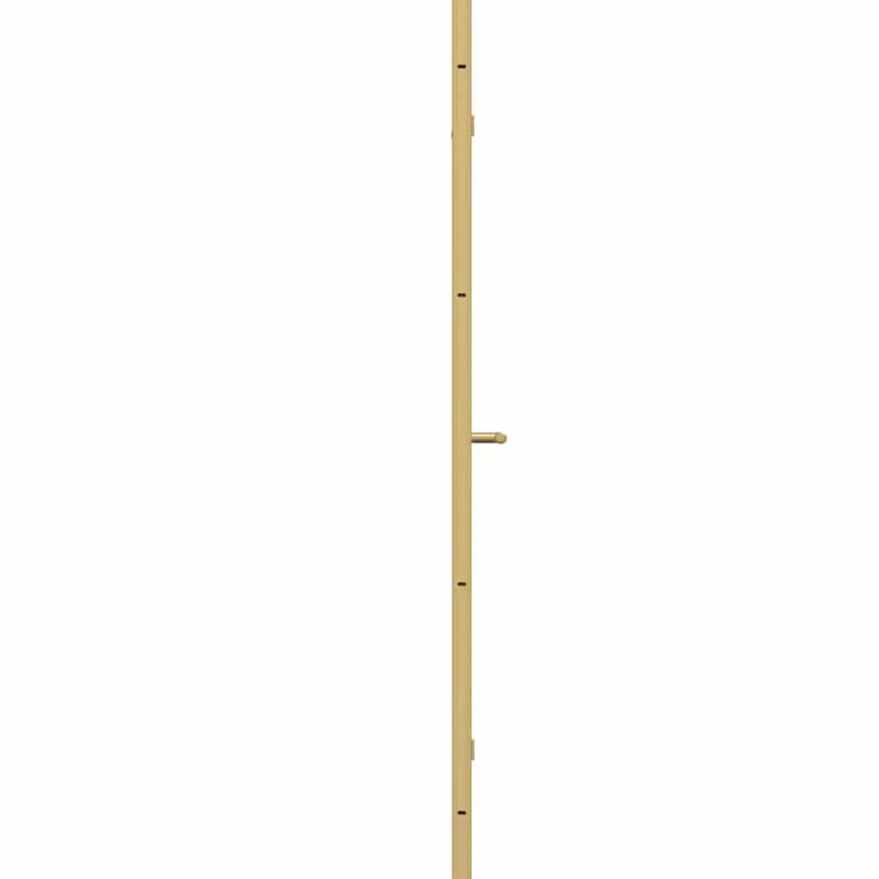 vidaXL Douche Omhulsel Transparant en Goud 120 x 140 cm