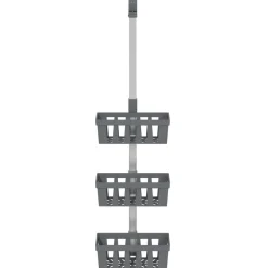 vidaXL Doucherek 30x15x(67-105) cm aluminium