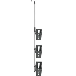 vidaXL Doucherek 30x15x(67-105) cm aluminium