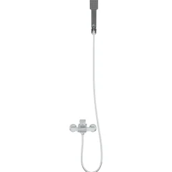 vidaXL Doucheset Chroom G 1/2 inch