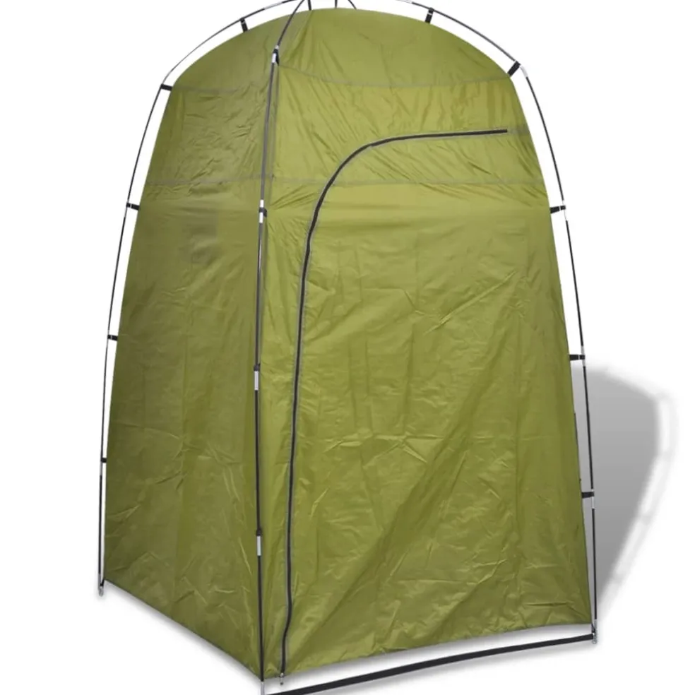 vidaXL Douche-/WC-/omkleedtent groen