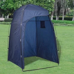 vidaXL Douche-/WC-/omkleedtent blauw
