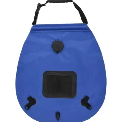 vidaXL Douchezak camping 20 L PVC blauw