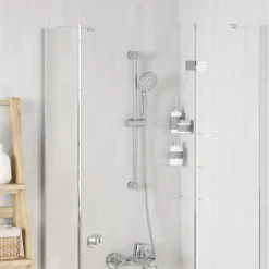 vidaXL Douchkop Houder Chroom 70 cm Roestvrij staal