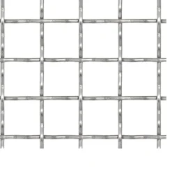 vidaXL Draadhek geweven gaas 50x50 cm 11x11x2 mm roestvrij staal