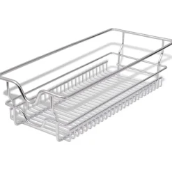 vidaXL Draadmanden uittrekbaar 2 st 300 mm zilverkleurig
