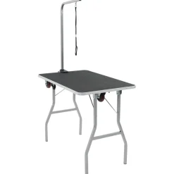vidaXL Draagbare honden kaptafel met wielen
