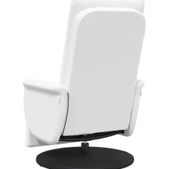 vidaXL Draaibare Massagestoel Wit 71 x 90 x 105 cm Nep Leer