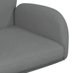 vidaXL Draaiende Bureaustoelen 2 st 54 x 58 x 90 cm Donkergrijs Stof