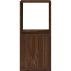 vidaXL Draaikast 34,5x34,5x75,5 cm spaanplaat bruin eikenkleur