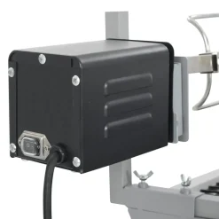 vidaXL Draaispit barbecue ijzer en roestvrij staal