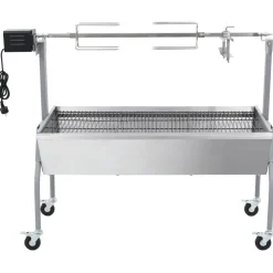 vidaXL Draaispit barbecue met elektrische motor
