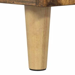 vidaXL Draaitafelstand Gerookt eiken 47 x 39,5 x 74,5 cm Bewerkt hout