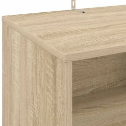 vidaXL Draaitafelstand Sonoma Eiken 47 x 39,5 x 74,5 cm Bewerkt hout